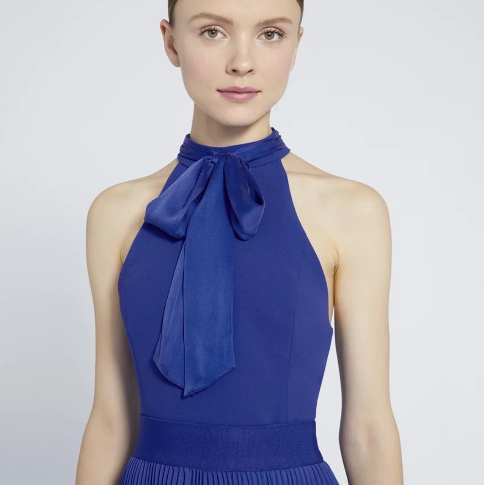 Alice and Olivia Minna Bow Neck Top
